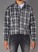 Politics Flannel - Eron - Black- Hol-11