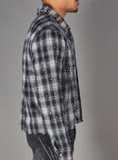 Politics Flannel - Eron - Black- Hol-11
