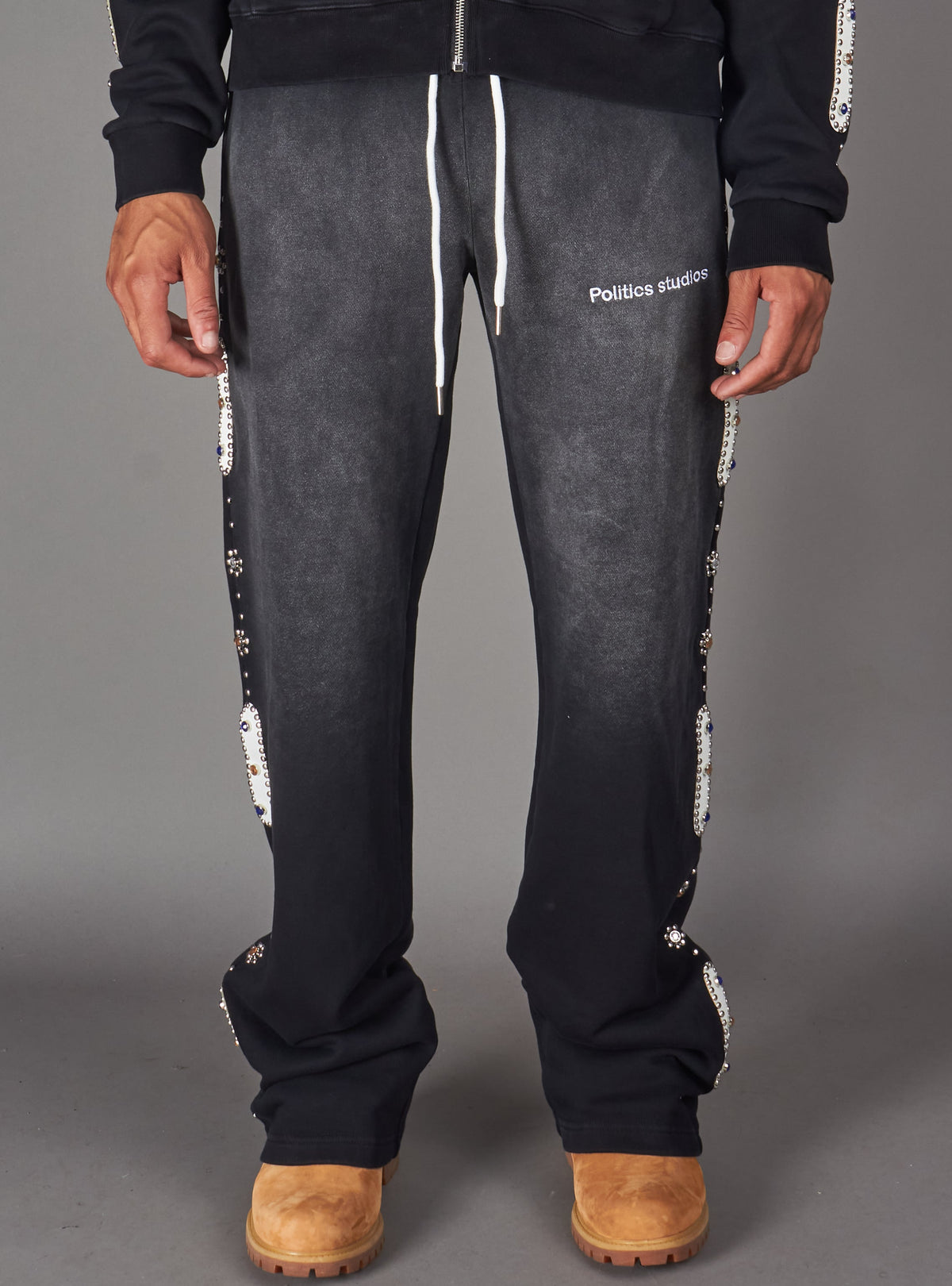 Politics Sweatpants - Kaida - Black - HOL-39