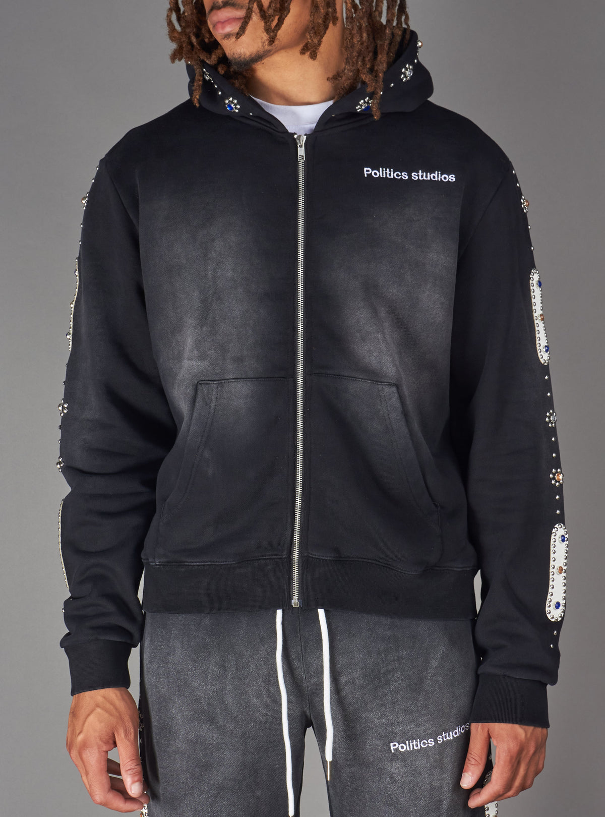 Politics Hoodie - Skorn - Black - HOL-38