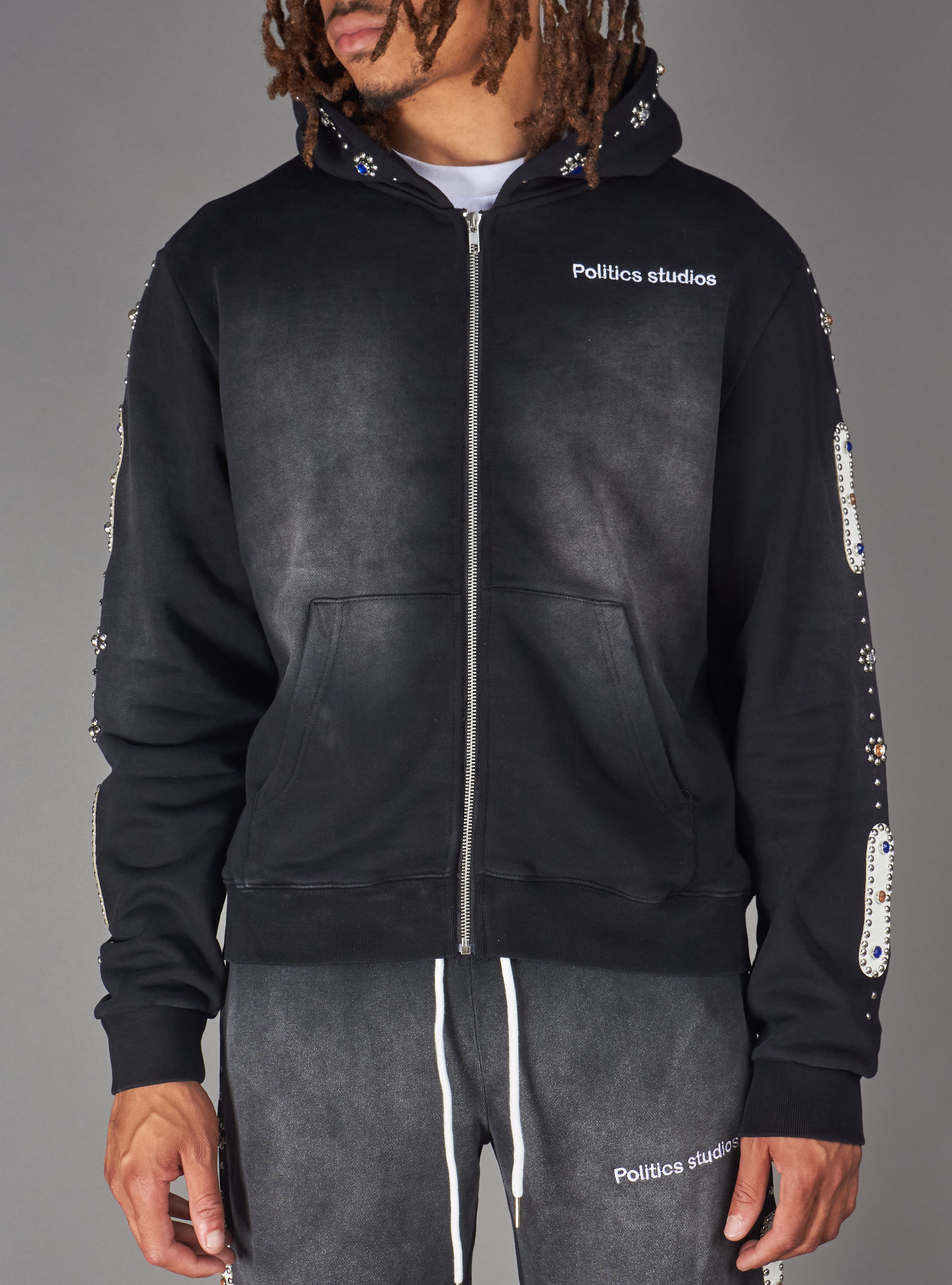 Politics Hoodie - Skorn - Black - HOL-38