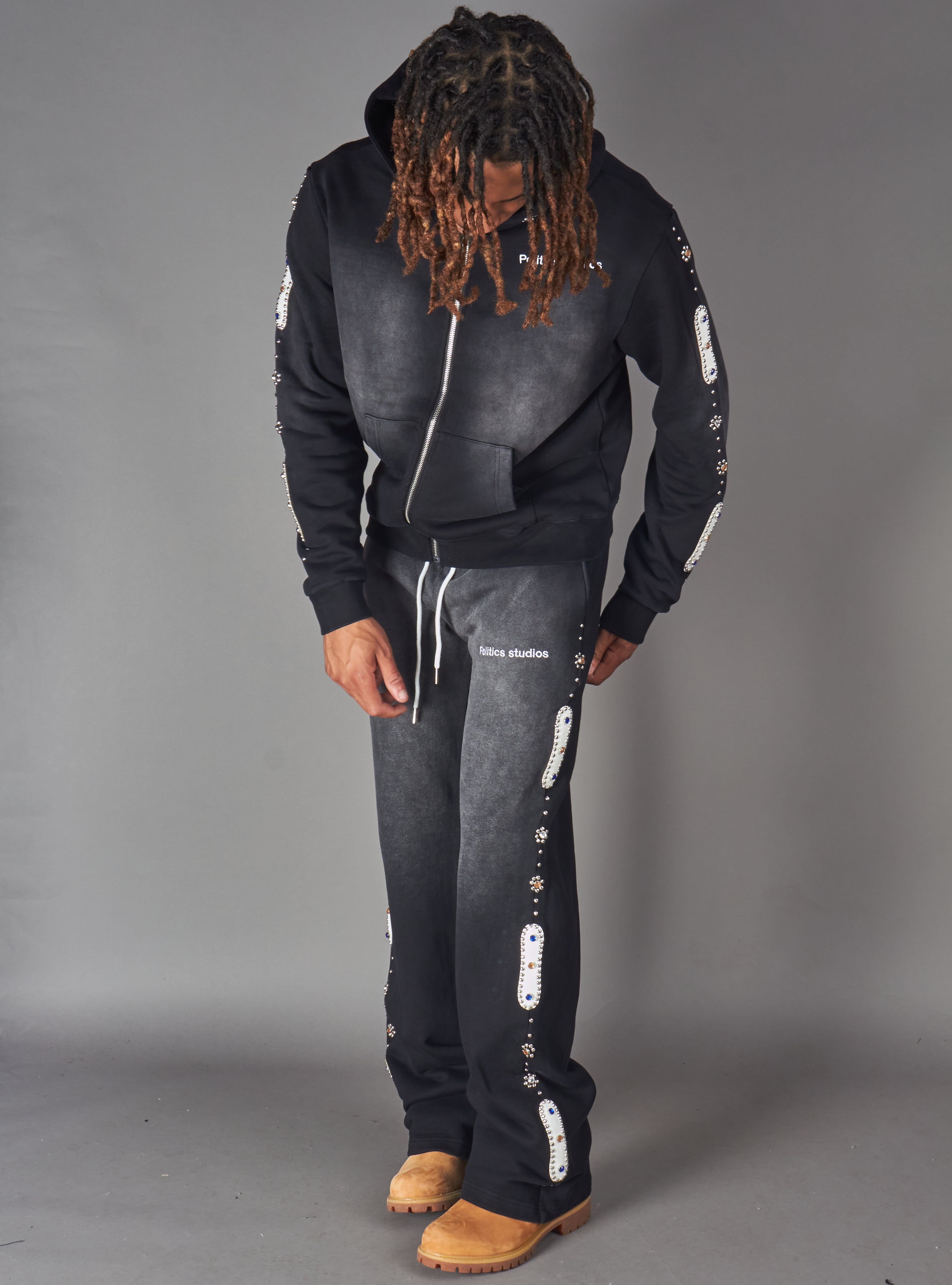 Politics Sweatpants - Kaida - Black - HOL-39