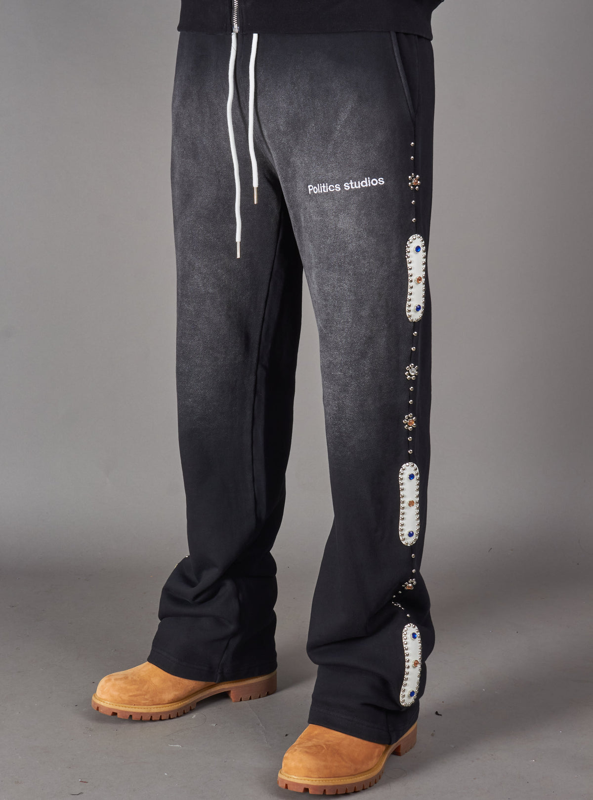 Politics Sweatpants - Kaida - Black - HOL-39