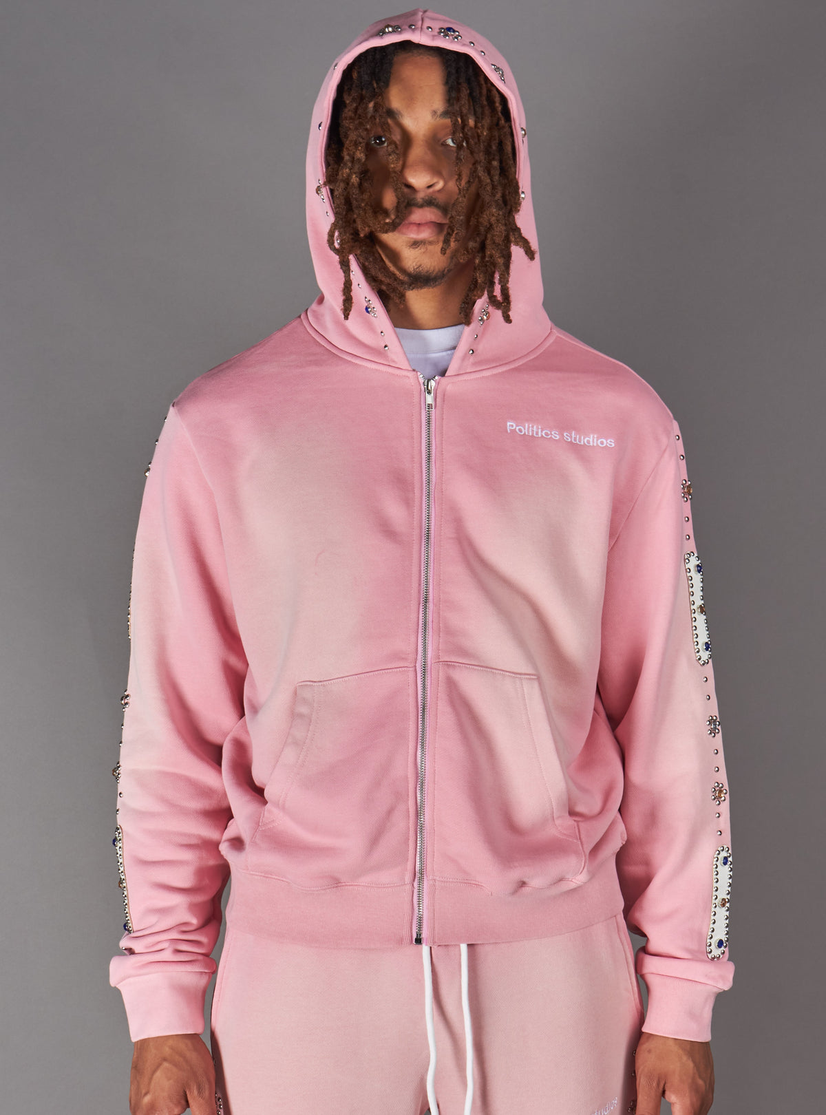 Politics Hoodie - Skorn - Pink - Hol-36
