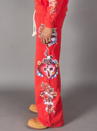 Politics Sweatpant - Joron - Jujube Red - 509