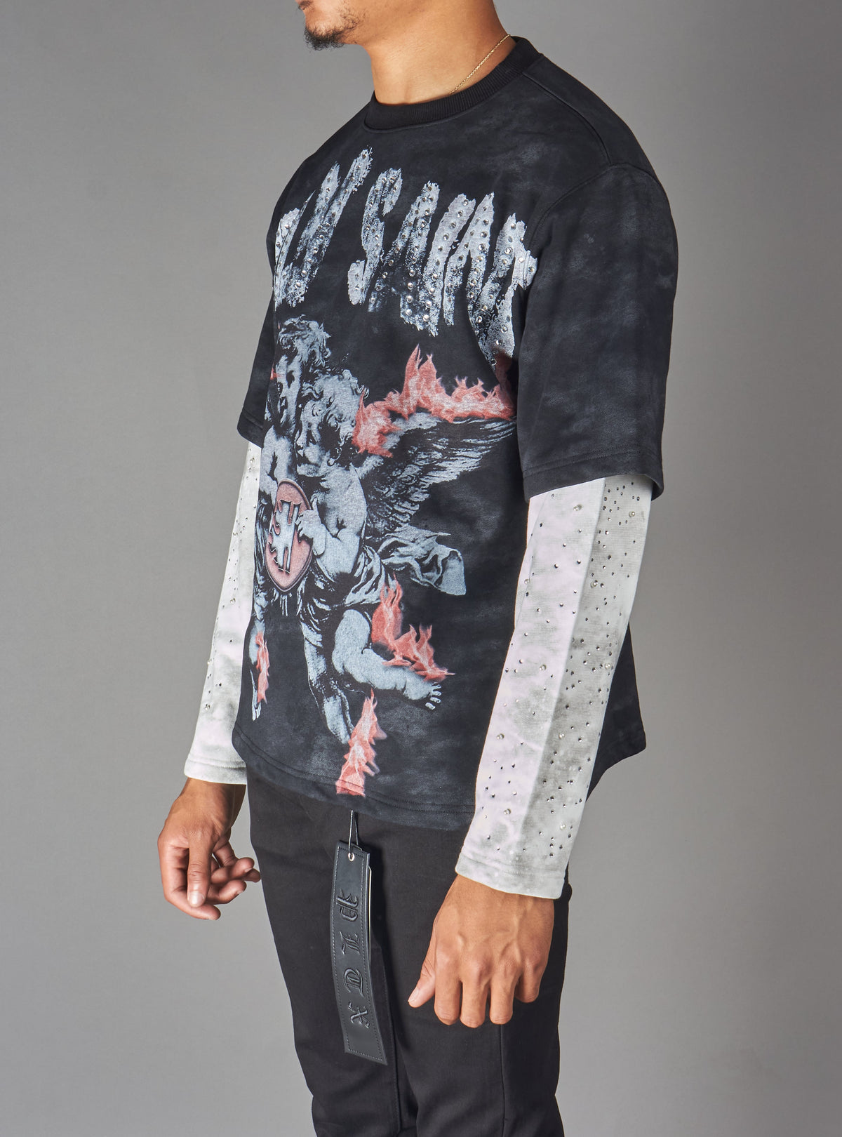 Politics Shirt - Thorn - Black & Light Grey - 010