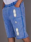 Politics Shorts - Keran - Washed Blue - 642