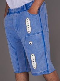 Politics Shorts - Keran - Washed Blue - 642