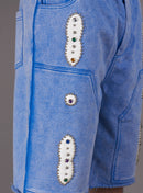Politics Shorts - Keran - Washed Blue - 642