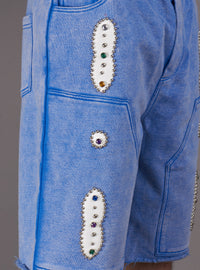 Politics Shorts - Keran - Washed Blue - 642