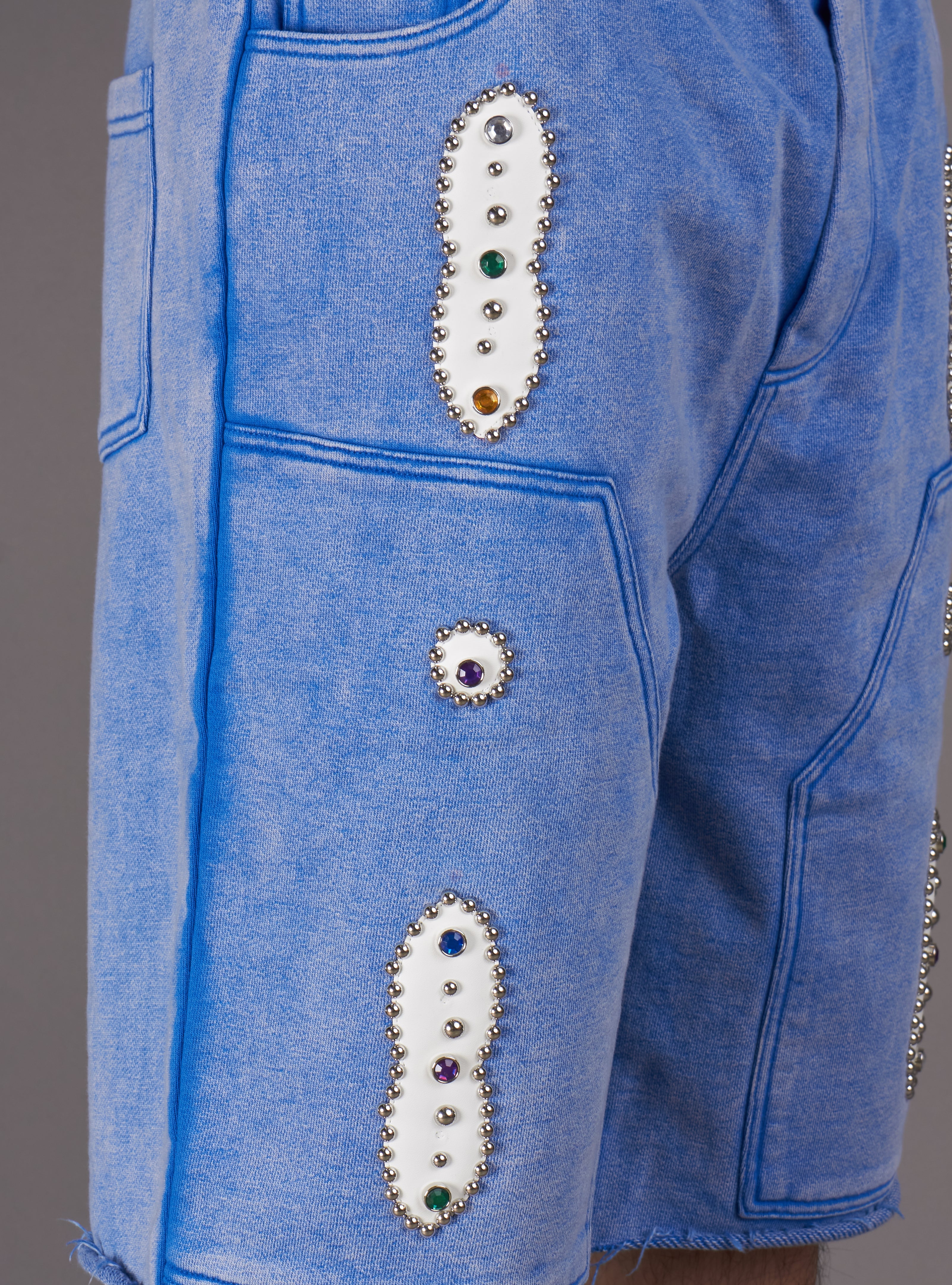 Politics Shorts - Keran - Washed Blue - 642