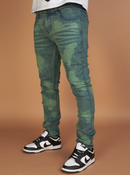 Politics Jeans - Phantom Skinny Fit - Blue and Green Wash - 710