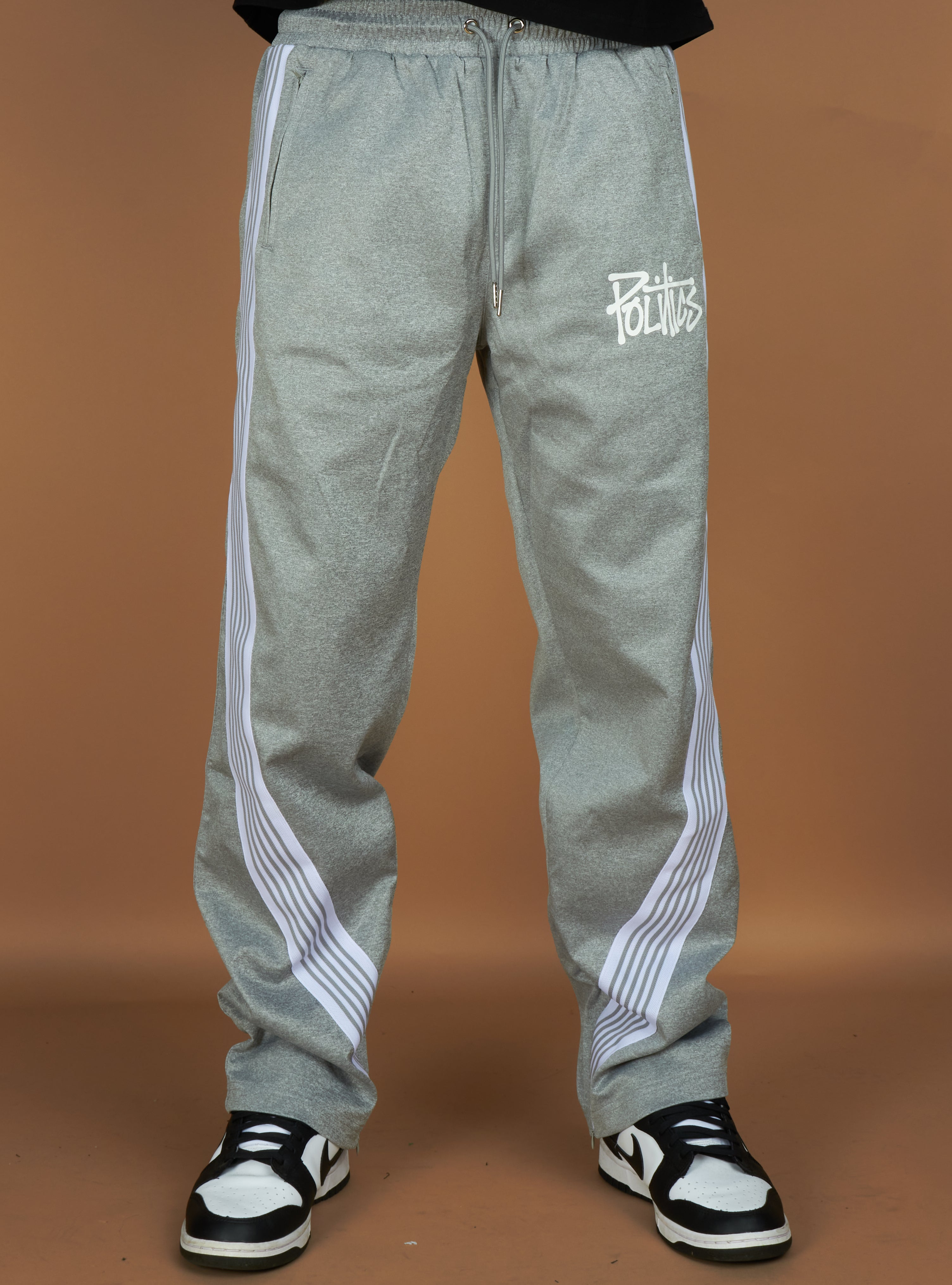 Politics Track Pants - Wisp - Grey - 401