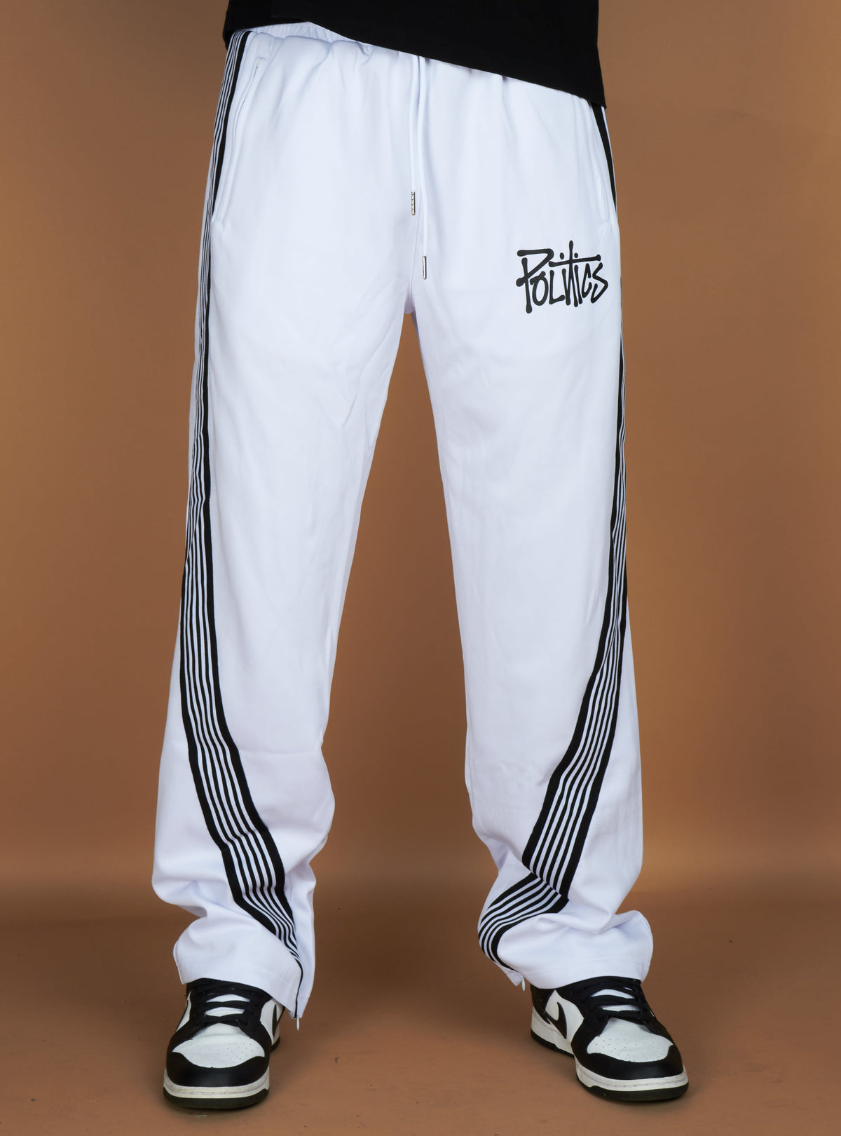 Politics Track Pants - Wisp - White - 101