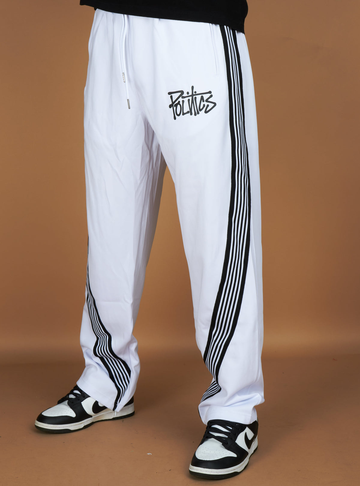 Politics Track Pants - Wisp - White - 101