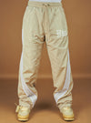 Politics Track Pants - Wisp - Beige Nylon - 402