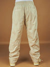 Politics Track Pants - Wisp - Beige Nylon - 402