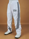 Politics Track Pants - Wisp - White Nylon - 102