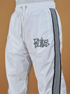 Politics Track Pants - Wisp - White Nylon - 102