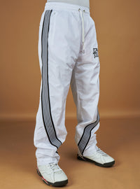 Politics Track Pants - Wisp - White Nylon - 102