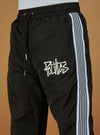 Politics Track Pants - Wisp - Black Nylon - 203