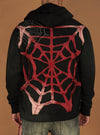 Politics Hoodie - Web - Black and Red- 301