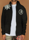 Politics Hoodie - Web - Blackwith White - 302