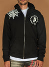 Politics Hoodie - Web - Blackwith White - 302