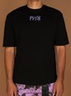 Politics T-Shirt - Mott - Black And Purple- 914