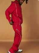Politics Sweatsuit - Rivet - Red - 717/718