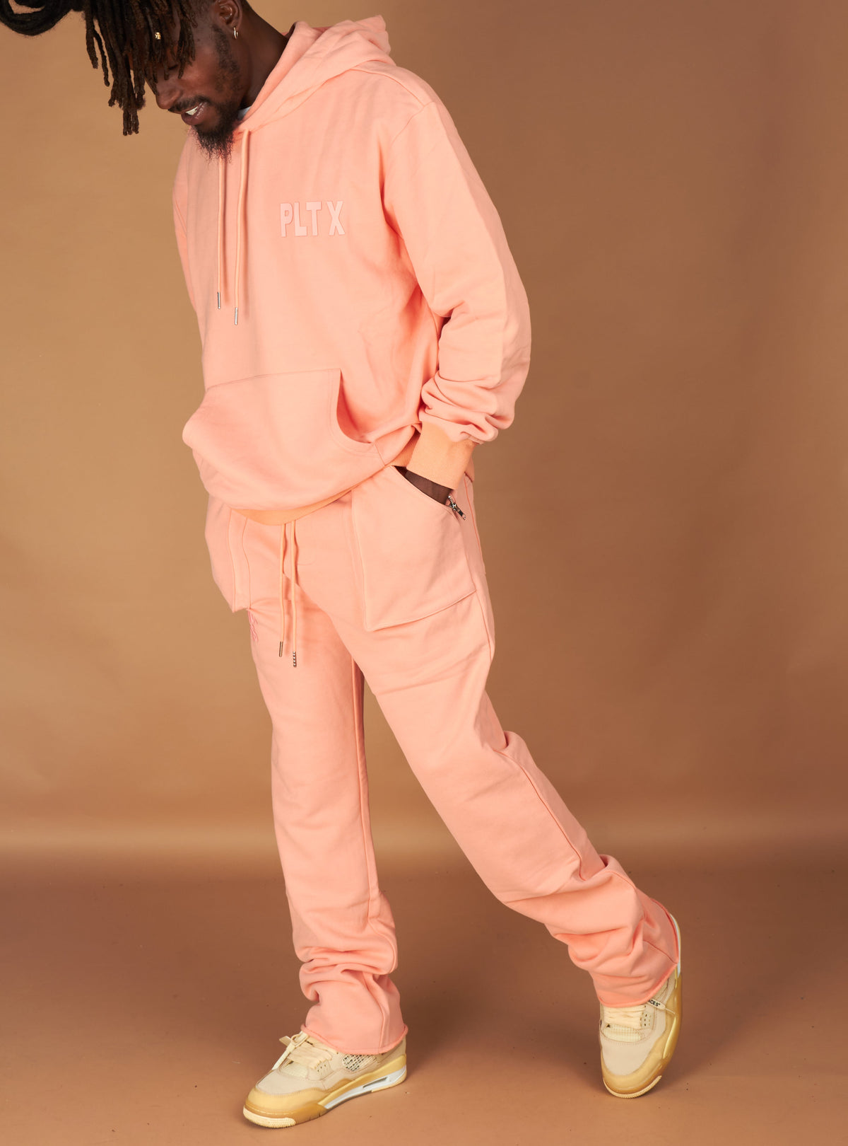 Politics Sweatsuit - Warden - Pink - 813/267