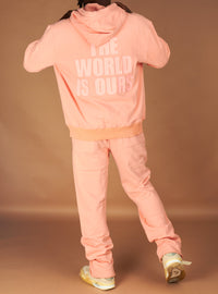 Politics Sweatsuit - Warden - Pink - 813/267