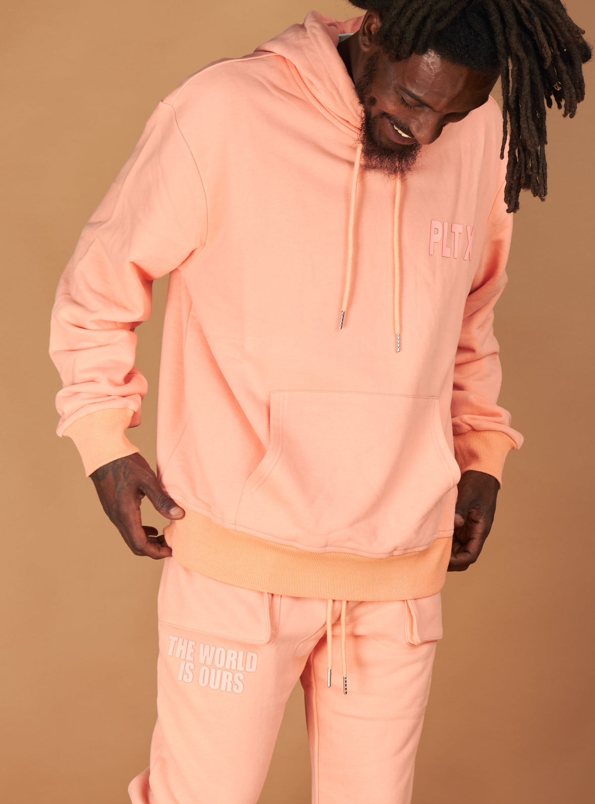 Politics Sweatsuit - Warden - Pink - 813/267