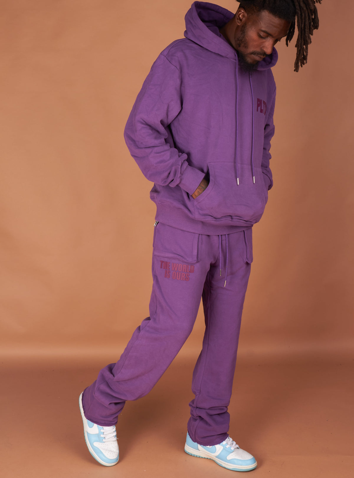 Politics Sweatsuit - Warden - Purple - 814/268