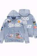Politics Jacket — Blue Wash