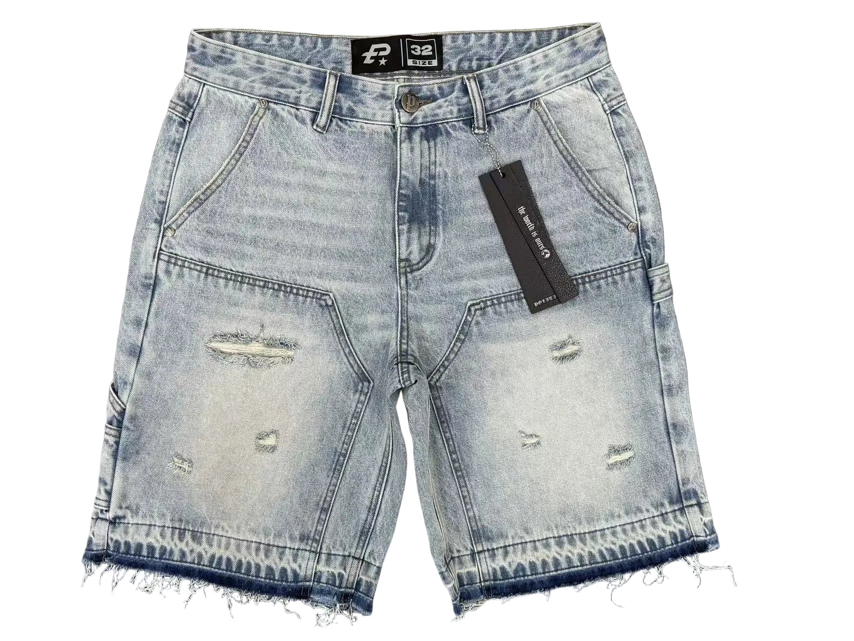 Politics Shorts - Light Blue Wash - PK26 - SPR - 19