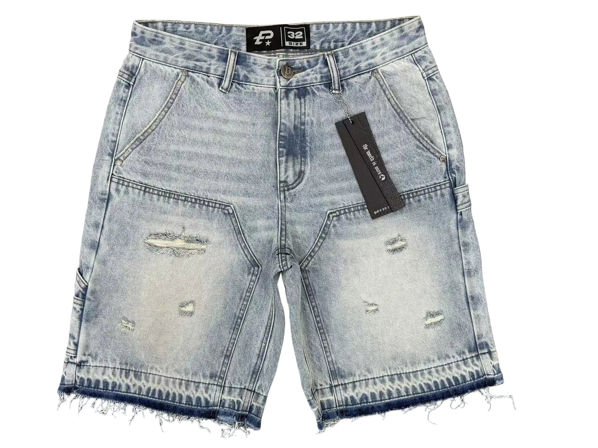 Politics Shorts - Light Blue Wash - PK26 - SPR - 19