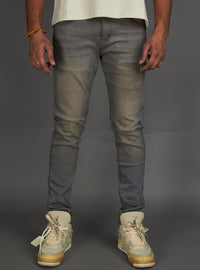 Politics Jeans - Akhurst Skinny Fit - Grey Wash - 890