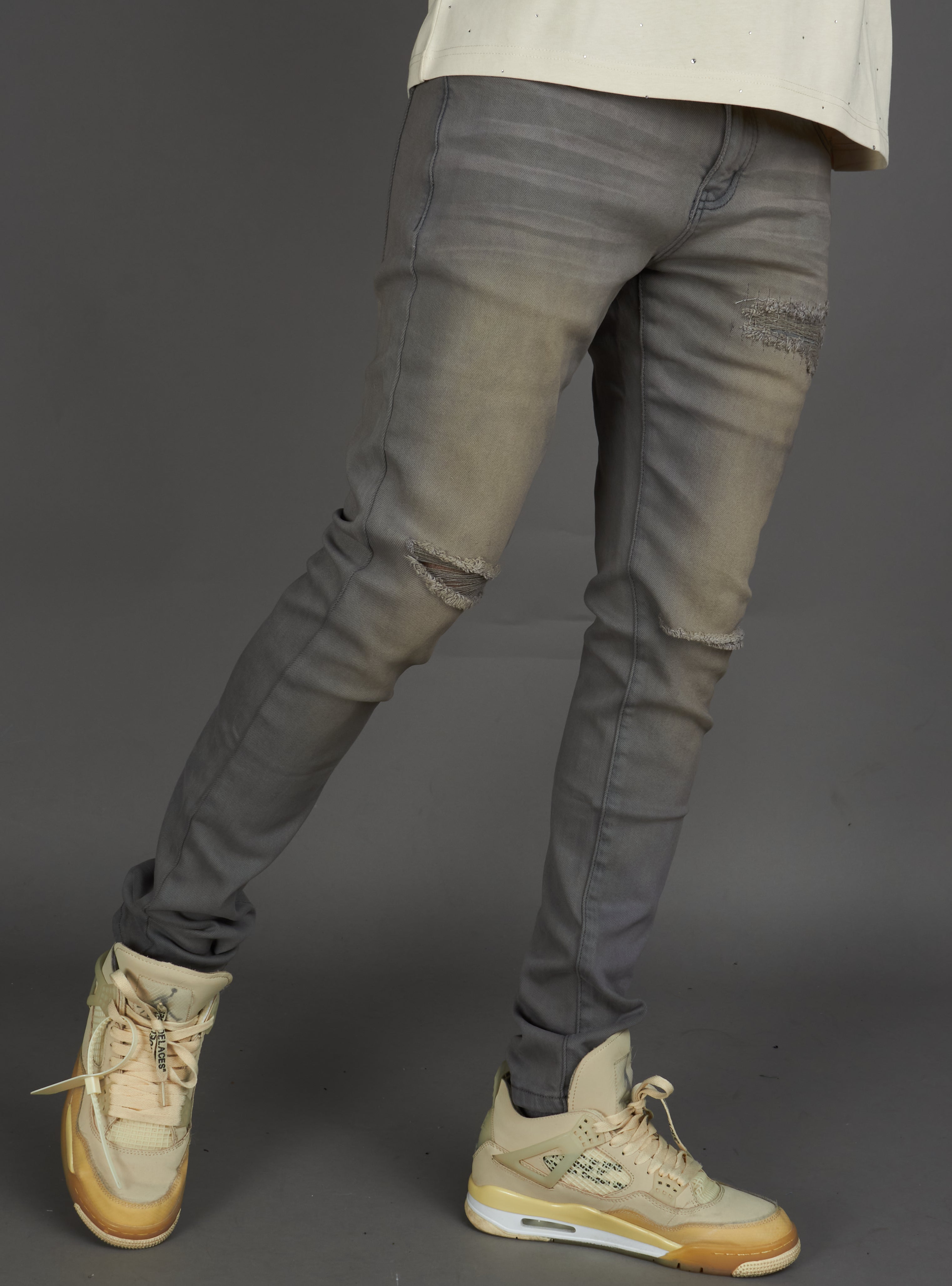 Politics Jeans - Akhurst Skinny Fit - Grey Wash - 890