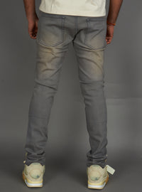 Politics Jeans - Akhurst Skinny Fit - Grey Wash - 890
