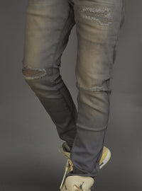 Politics Jeans - Akhurst Skinny Fit - Grey Wash - 890