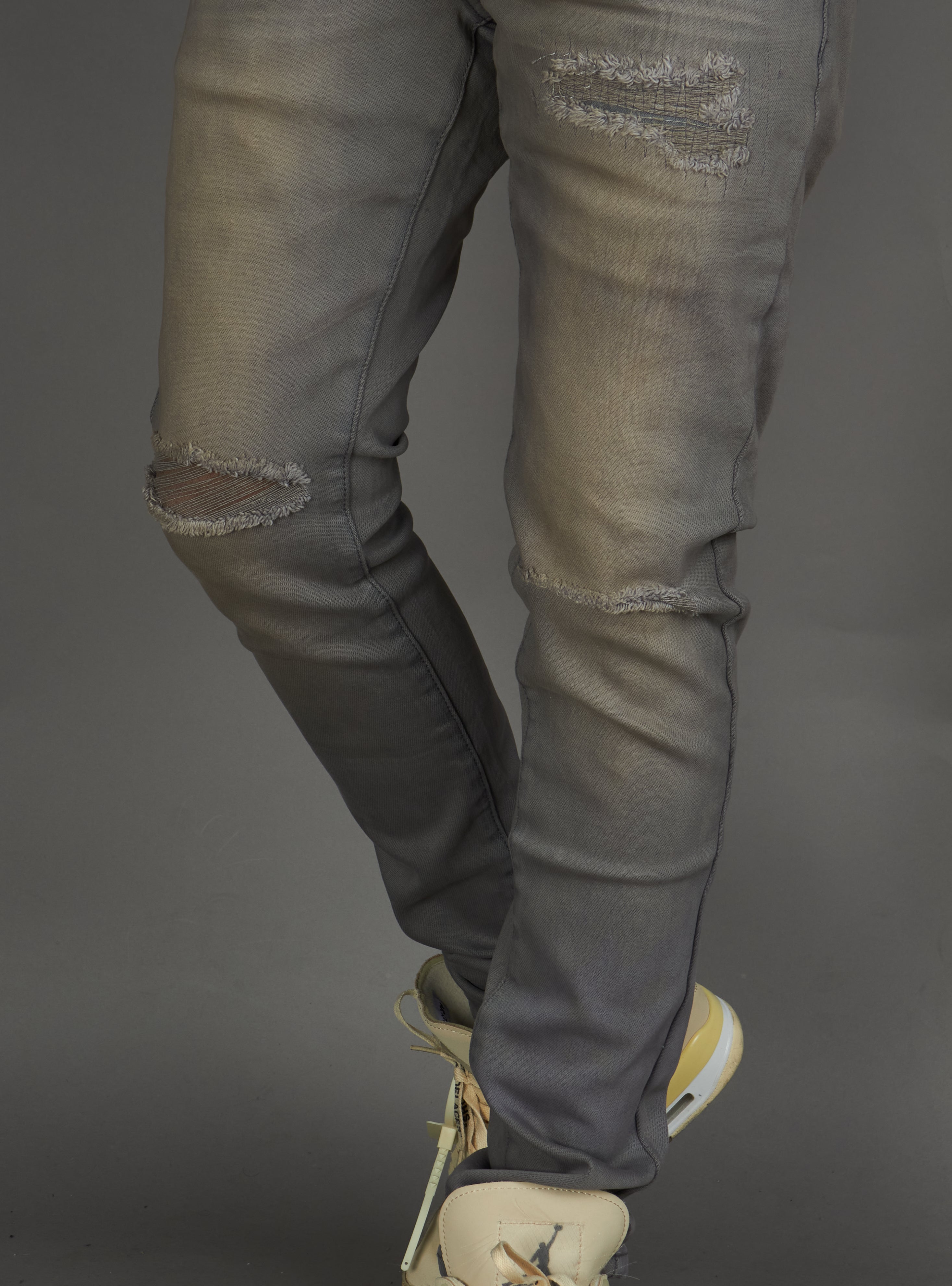 Politics Jeans - Akhurst Skinny Fit - Grey Wash - 890