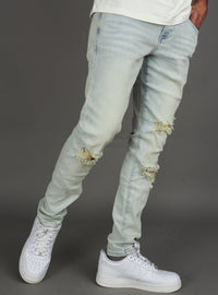 Politics Jeans - Alonso Skinny Fit  - Light Blue Wash - 252