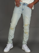 Politics Jeans - Alonso Skinny Fit  - Light Blue Wash - 252