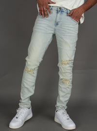 Politics Jeans - Alonso Skinny Fit  - Light Blue Wash - 252