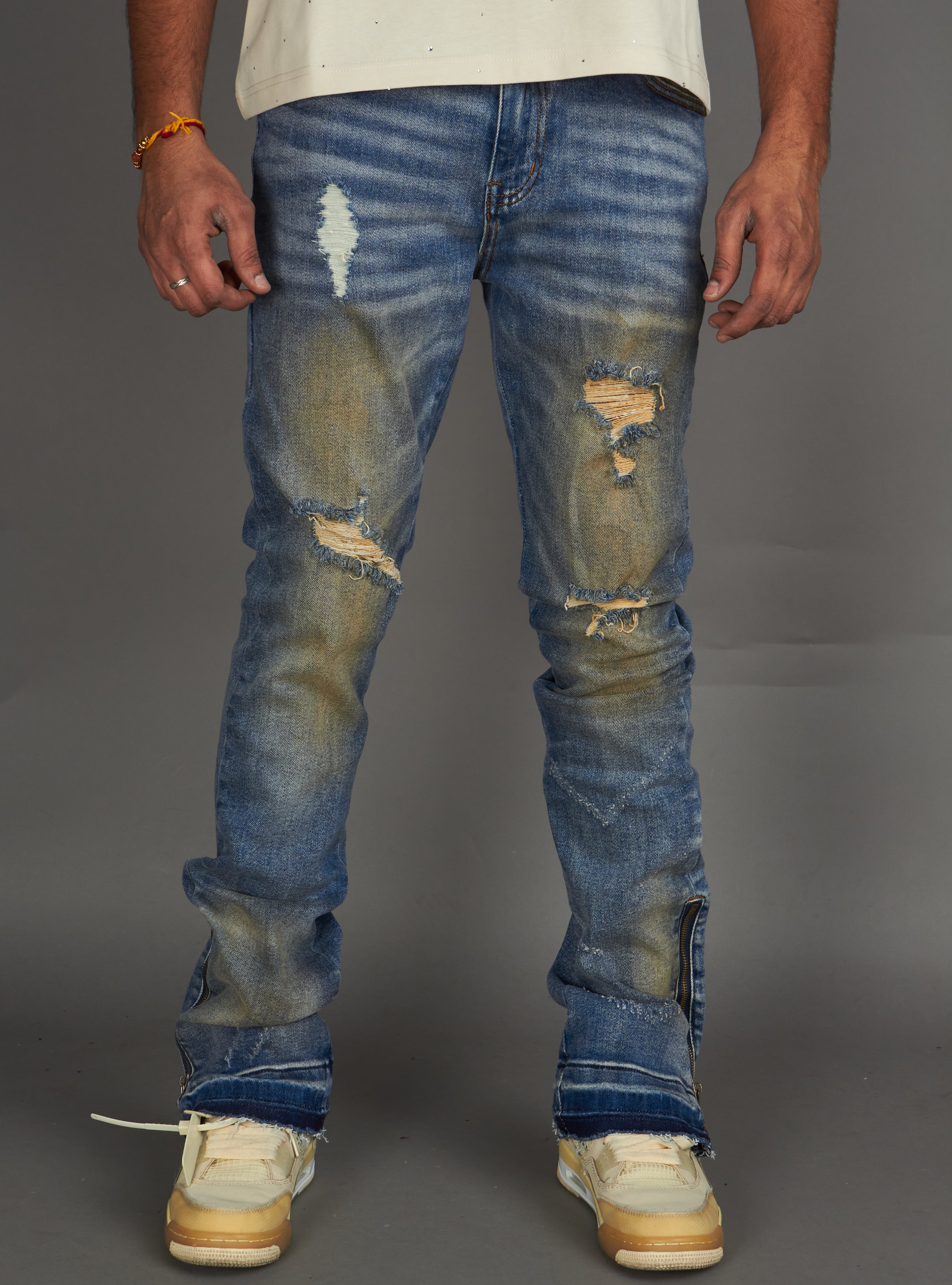Politics Jeans - Agassi Skinny Fit - Vintage Blue Wash - 977