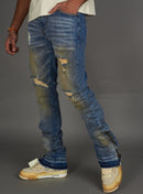 Politics Jeans - Agassi Skinny Fit - Vintage Blue Wash - 977