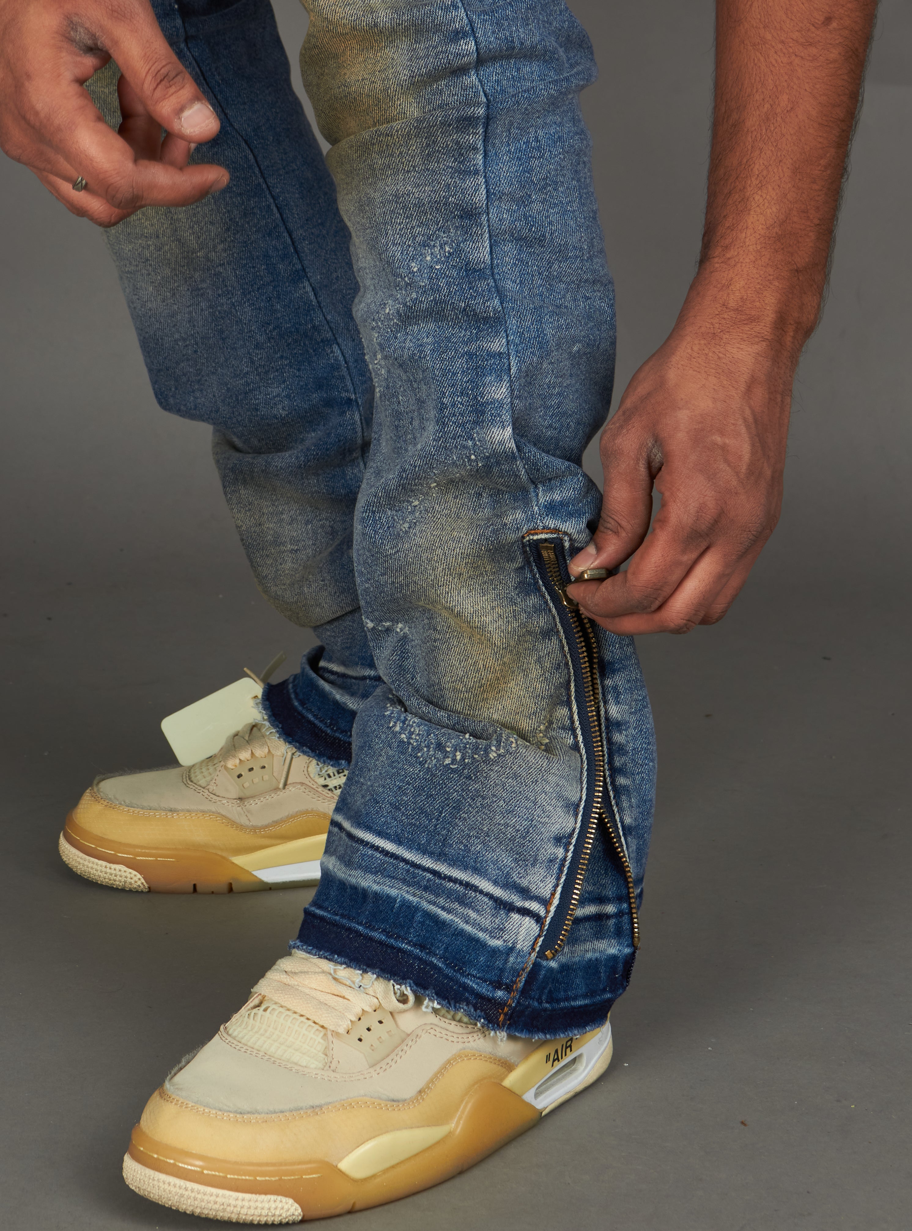 Politics Jeans - Agassi Skinny Fit - Vintage Blue Wash - 977