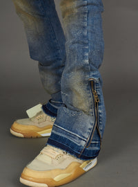Politics Jeans - Agassi Skinny Fit - Vintage Blue Wash - 977
