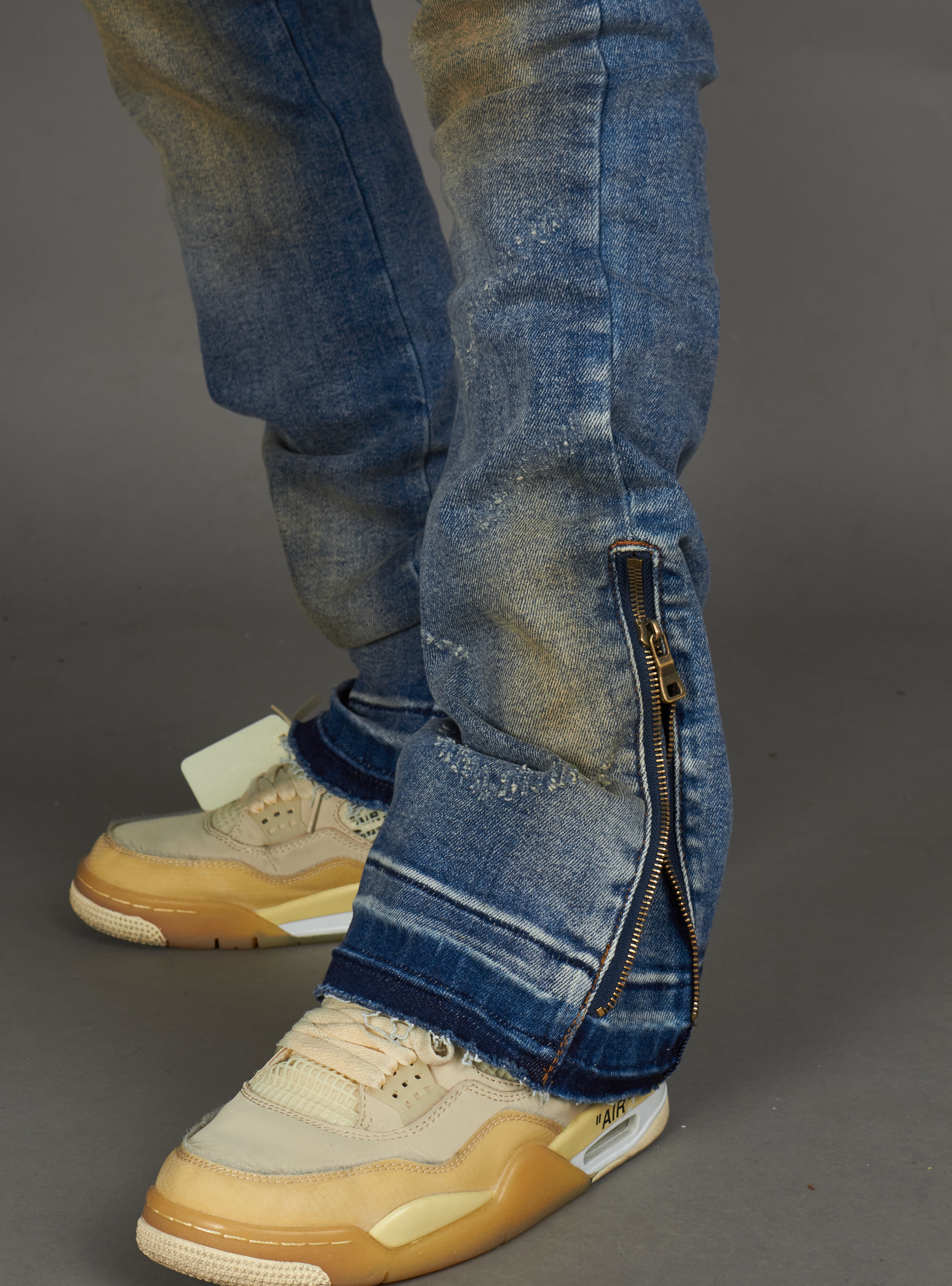 Politics Jeans - Agassi Skinny Fit - Vintage Blue Wash - 977